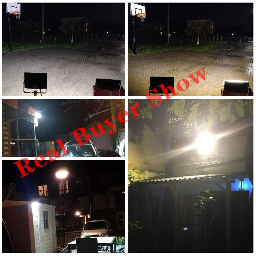 (100% BARANG ORI)  Lampu Sorot Flood Light 4500 Lumens 50W 3000K - A8