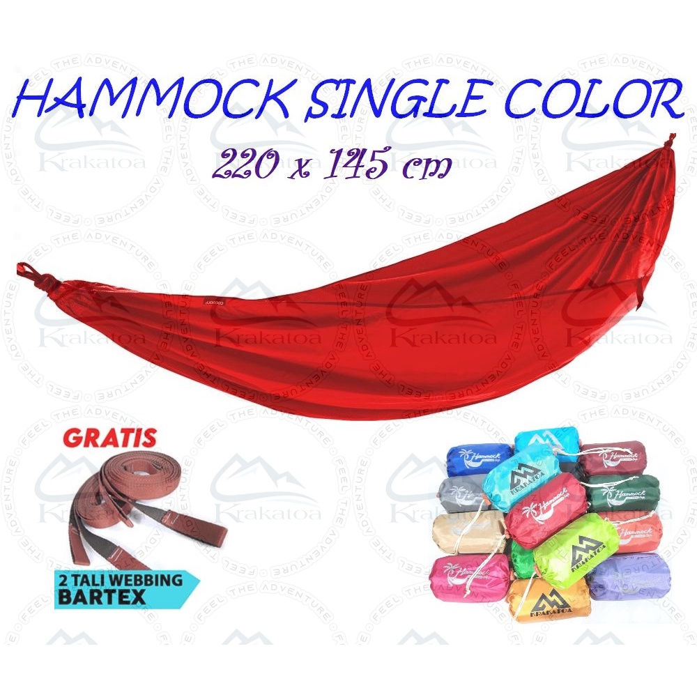 Hammock ~ Tempat Tidur Ayunan Gantung` Hamock Bartex Barteg Hamok