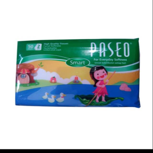 RC TISSUE PASEO SMART TRAVEL PACK 2PLY ISI 50 SHEET MURAH