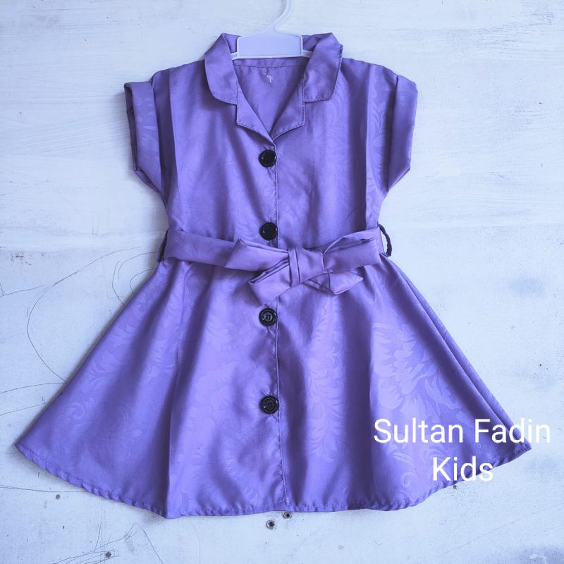 Dress anak perempuan kekinian 4 5 tahun baju murah anak cewek perempuan andin viral gaun anak ikatan