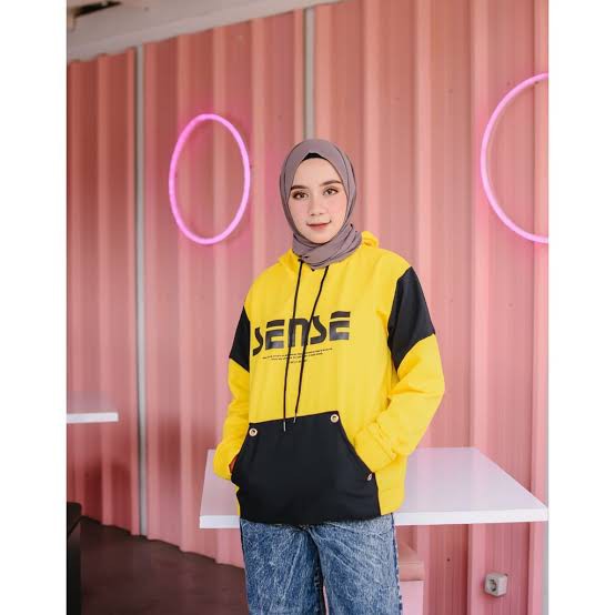Sense Hoodie cewek Jaket wanita-2