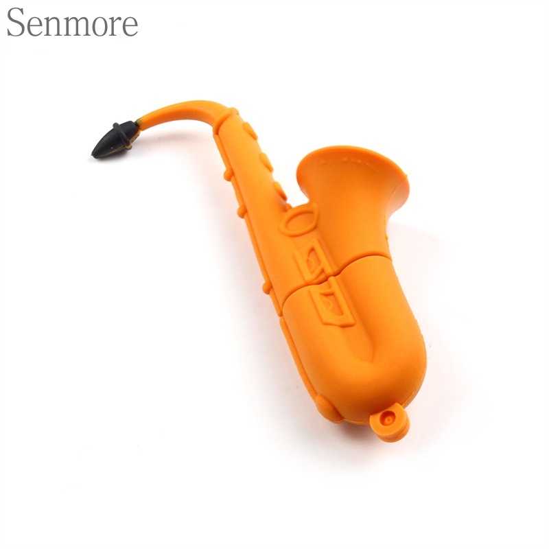 Lucu 2.0 USB Flash Drive 32g Konser Saxophone Pen Drive 1GB 8GB16GB 64G 128G Kreativitas Flashdisk Jempol Memory Stick Storage Disk Dalika