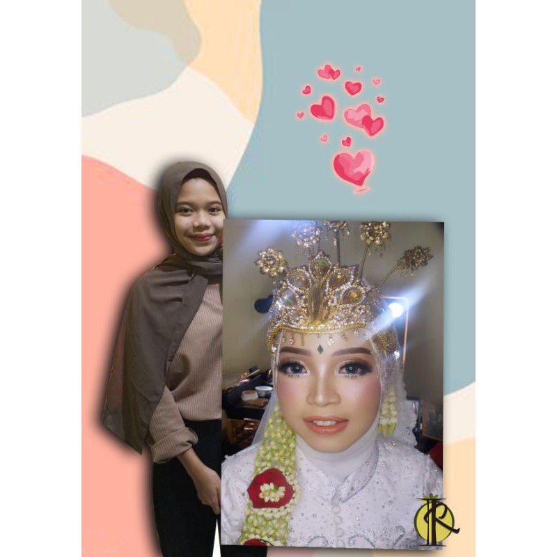 cetak foto bingkai kayu / bingkai 22R