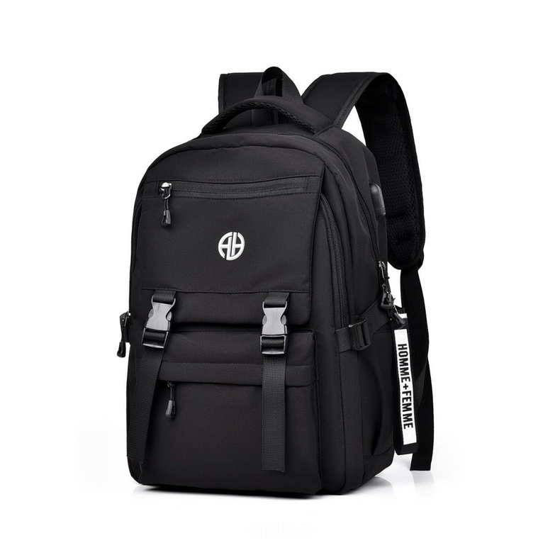 Tas Laptop Backpack Ransel Casual Waterproof 14 15 16 inch USB Port