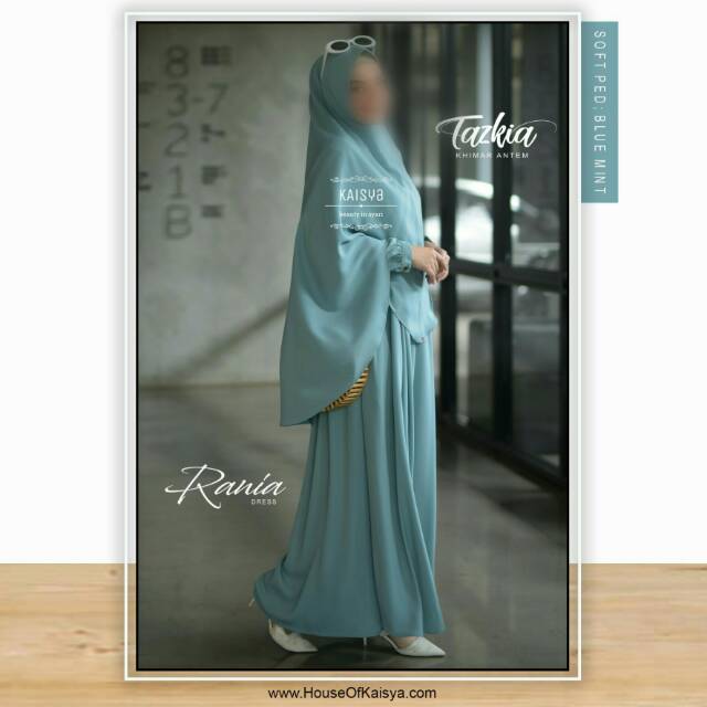 Rania dress blue mint by kaisya