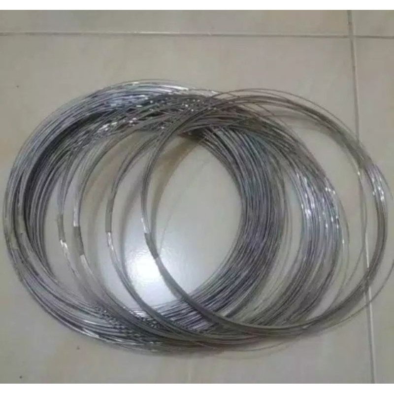 Kawat stainless steel 304 size 0,2mm -2mm Panjang 10 meter