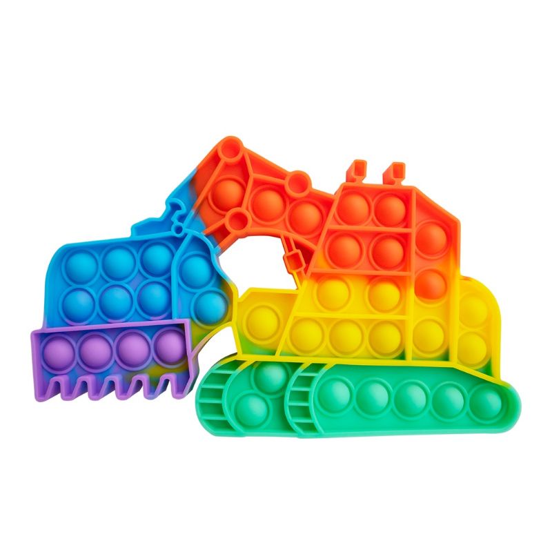 POP IT RAINBOW FIDGET TOYS Mainan Anak Edukasi Murah Pop Its Unicorn New Fidget Push Bubble Kids Kid-EXCAVATOR