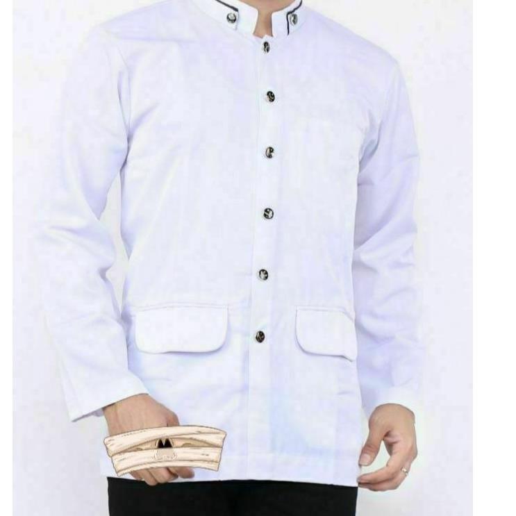 Pnk31au22d ▫ JASKO PUTIH MURAH/JASKO POLOS PREMIUM/JASKO POLOS/JAS KOKO PUTIH M L XL XXL/JAS KOKO DE