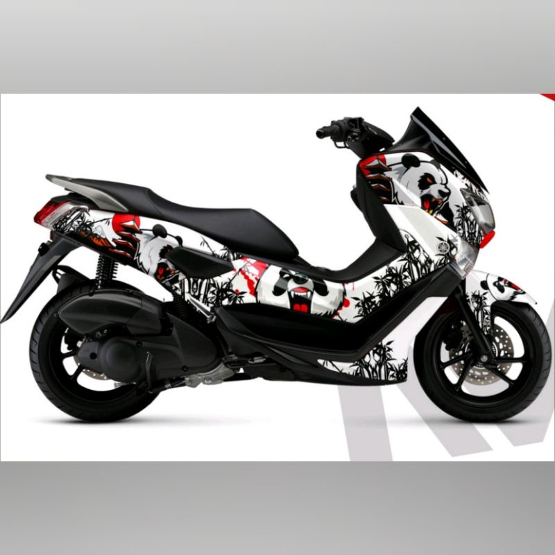 Stiker Decal Nmax lama fullbody model panda