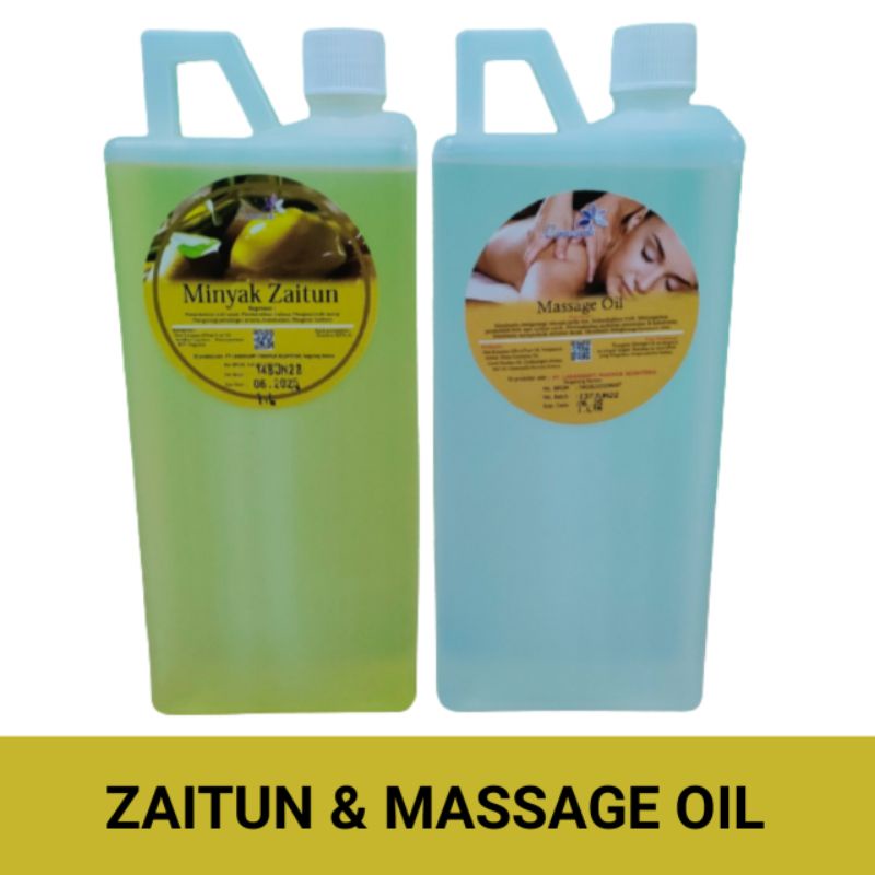 MINYAK ZAITUN DAN MASSAGE OIL 1LITER