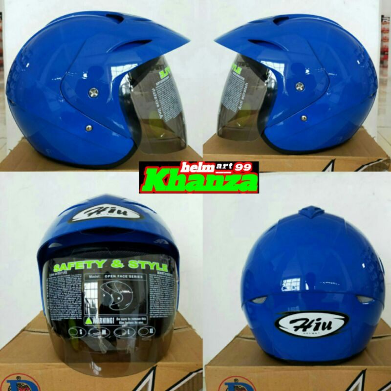 HELM HIU BLUE MILD//AL SINGEL VISOR