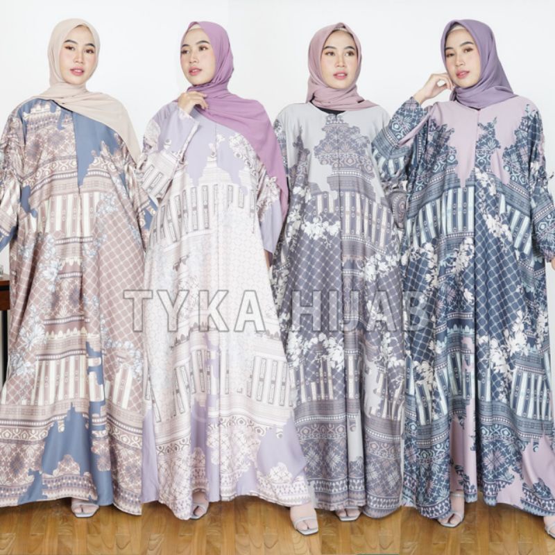 Dress Wanita Jumbo XXXXL LD 140 Dessy Enda Maxi Ori Binti Gamis Murah Terbaru Syari Maxy Super Big S