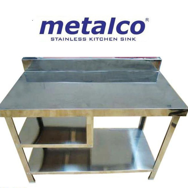  MEJA  DAPUR RAK MEJA  KOMPOR  STENLIS MT1 METALCO Shopee  