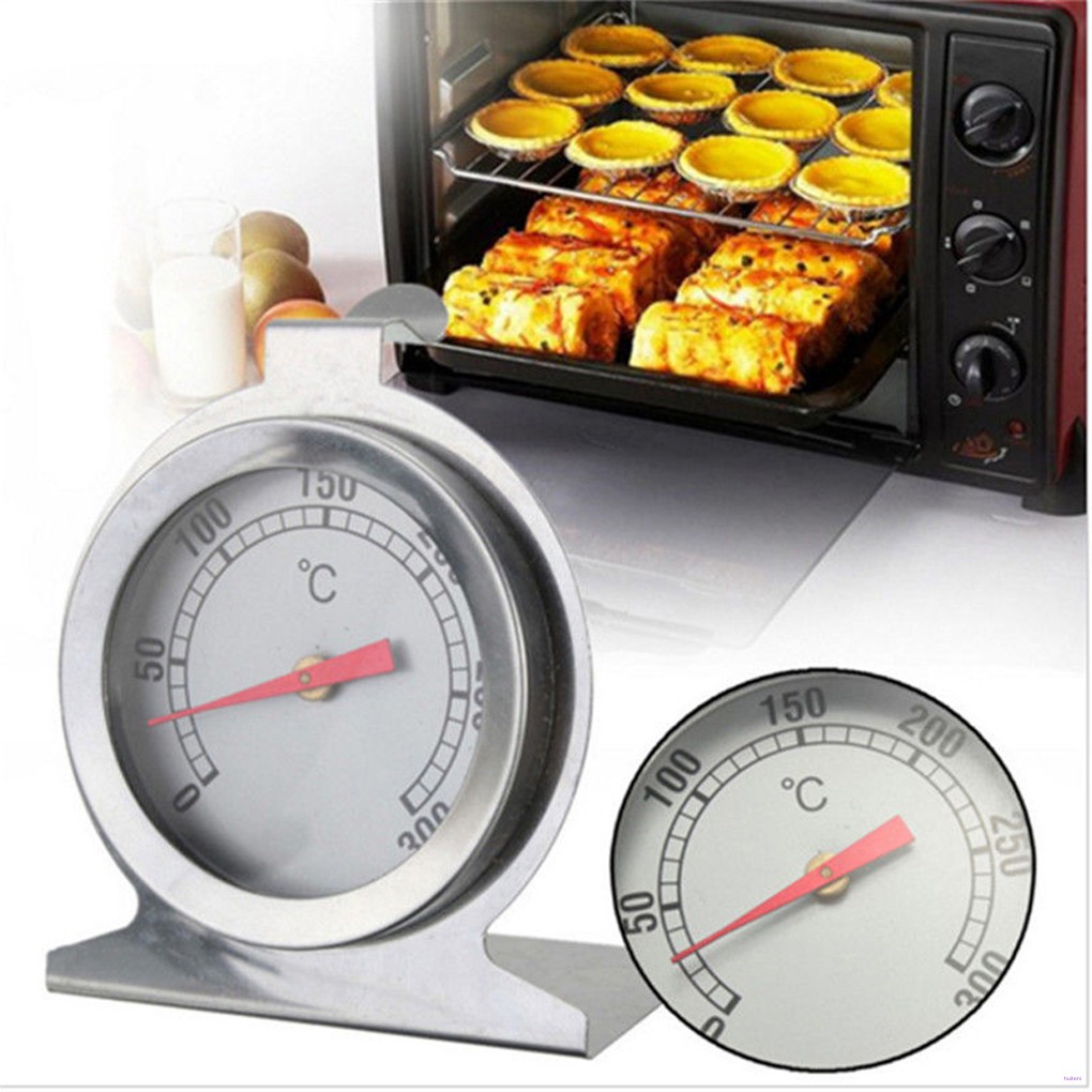 [READY STOCK] Stainless Steel Oven Cooker Thermometer Temperature Gauge Mini Thermometer Grill Temperature Gauge for Home Kitchen Food