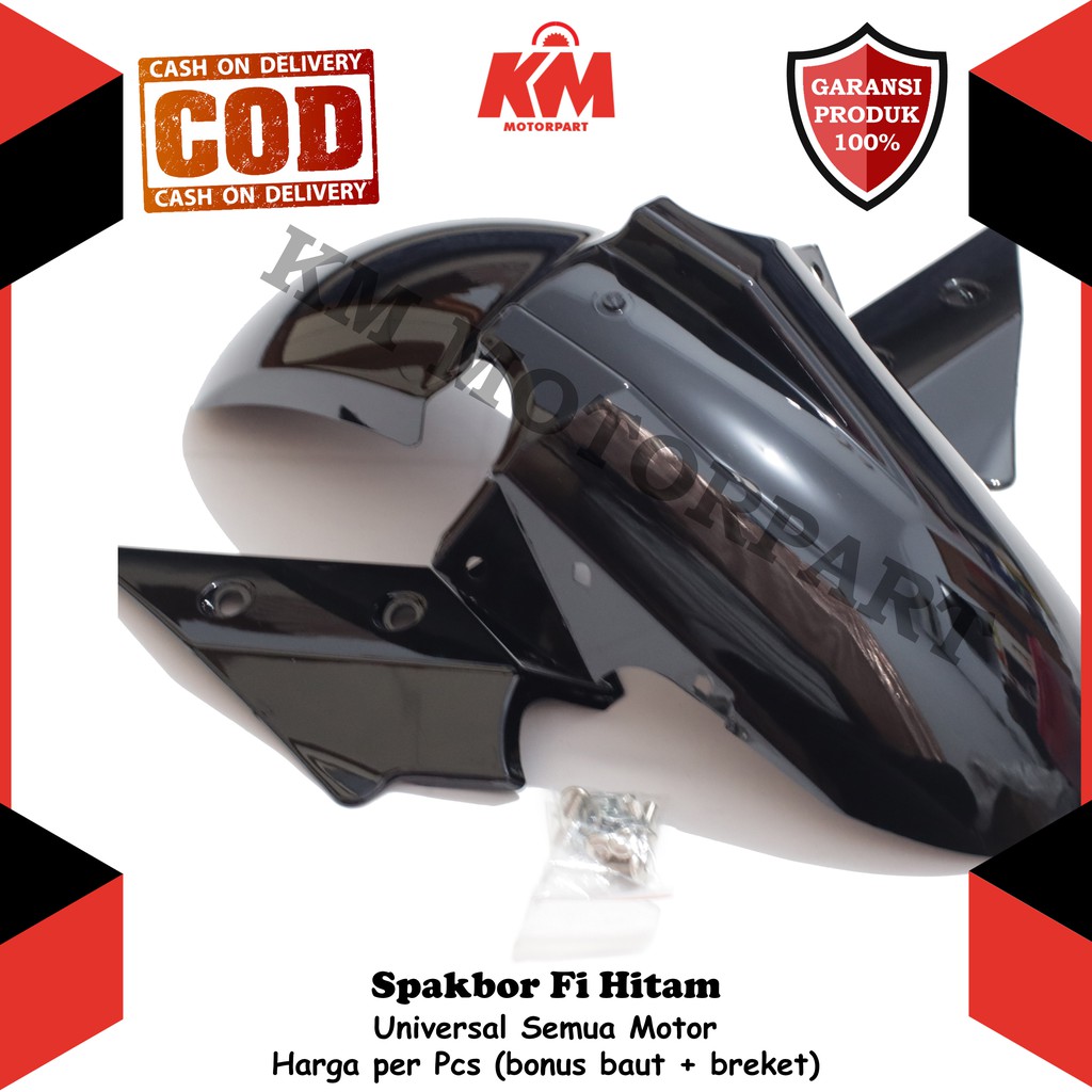 Spakbor Depan Transformer universal model Ninja Fi Mudguard Sudah bonus Baut dan Breket