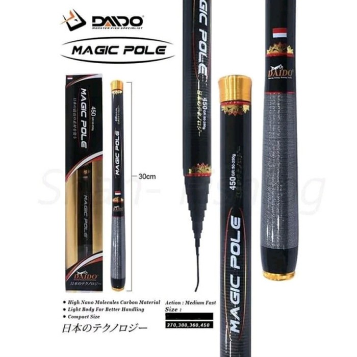 JORAN TEGEK DAIDO MAGIC POLE 450... RUAS PENDEK