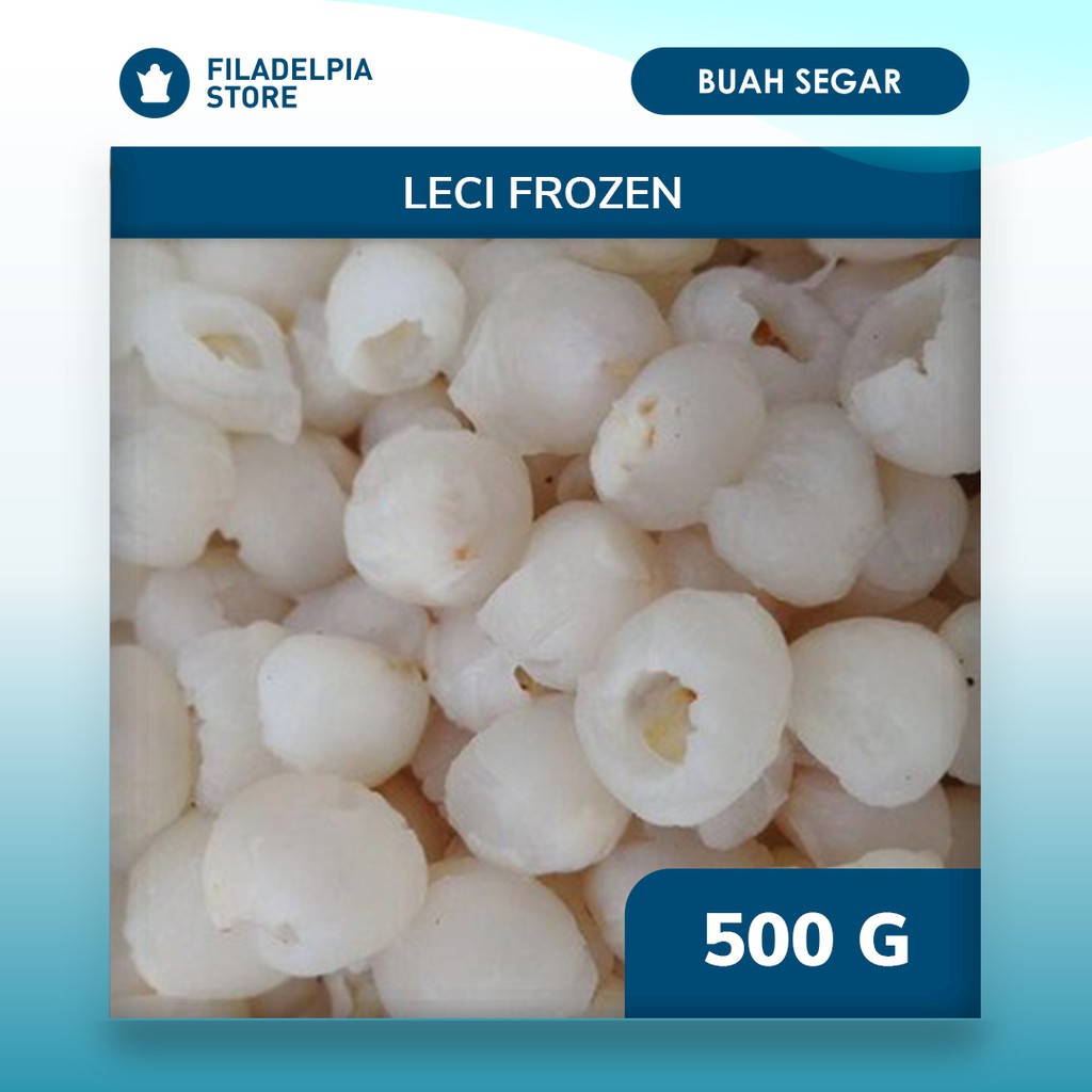 Buah Lechee Leci Madu Frozen 500g Biji dan Non Biji Promo Bandung