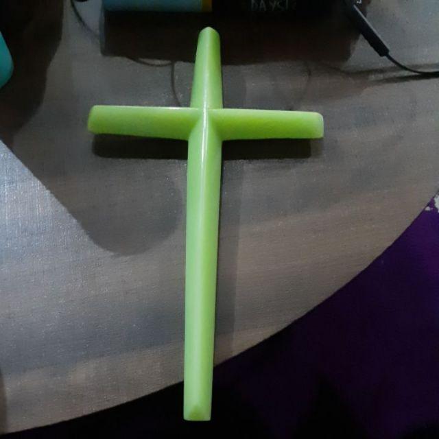 Salib Polos Fosfor, Glow In The Dark 27 Cm
