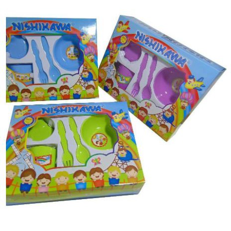 NISHIKAWA - FEEDING SET BAYI NISHIKAWA KECIL - SET PERLENGKAPAN MAKAN BAYI NISHIKAWA KECIL