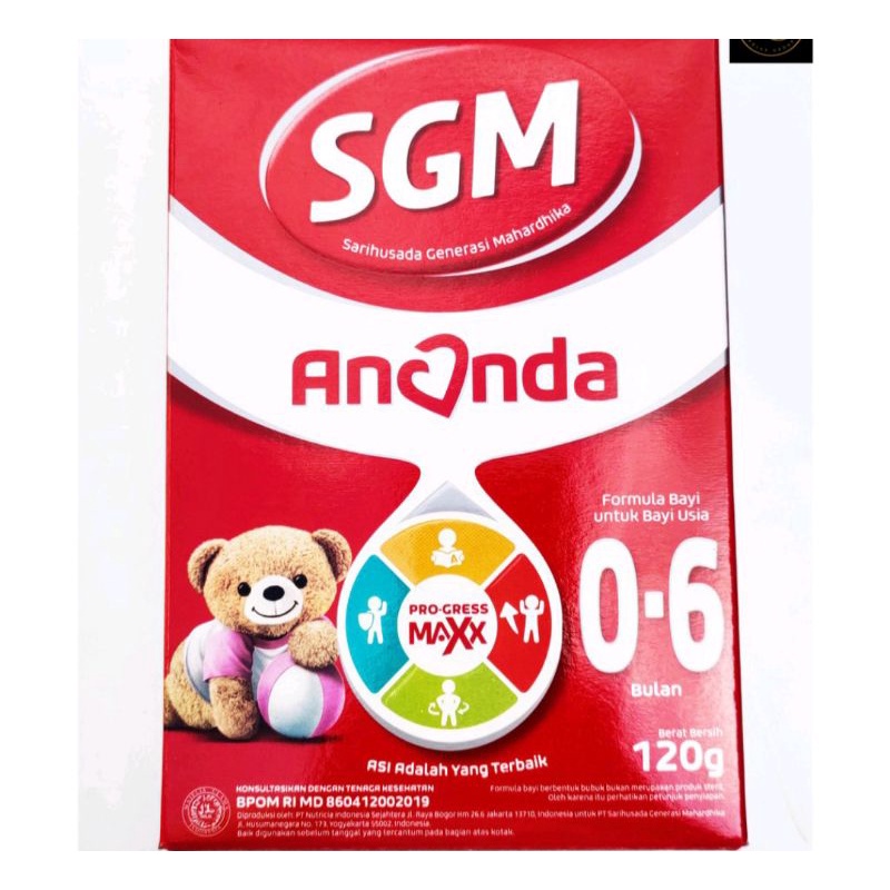 susu sgm Ananda 0~6 bulan