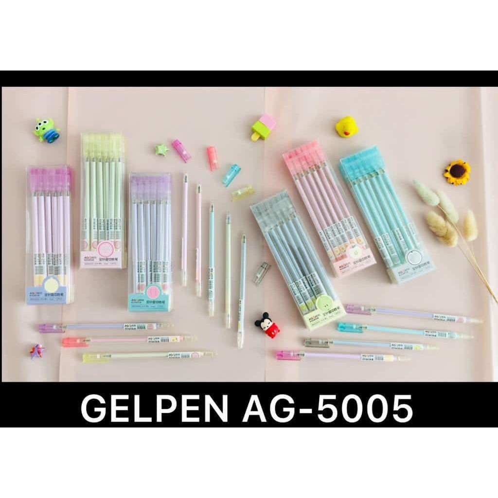 

AIGOU PULPEN GEL INK AG5005 MOTIF BUAH 0.35MM ISI 1 PULPEN