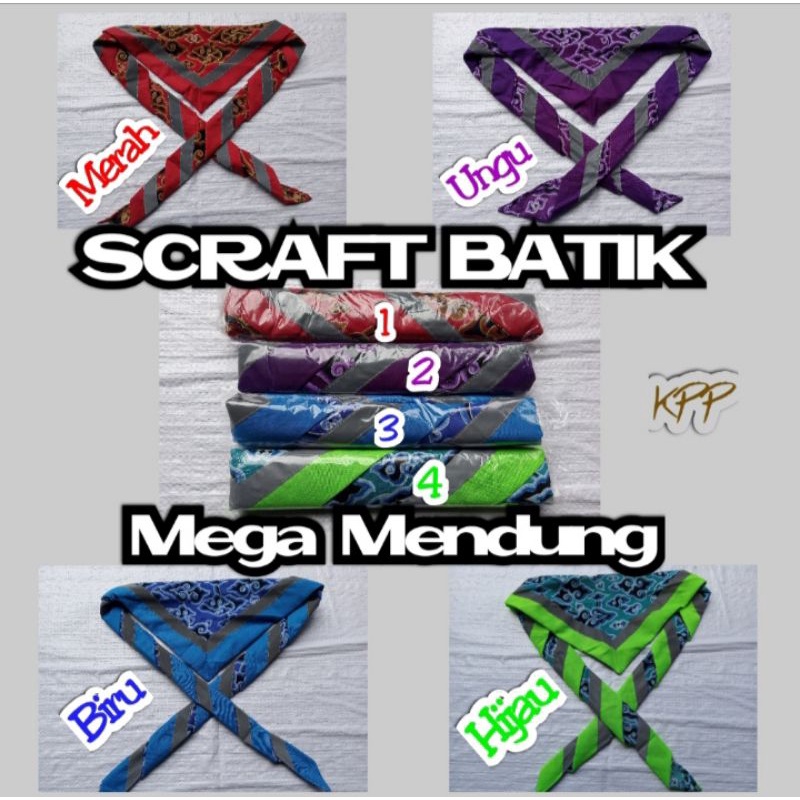 scraft batik mega mendung-pramuka