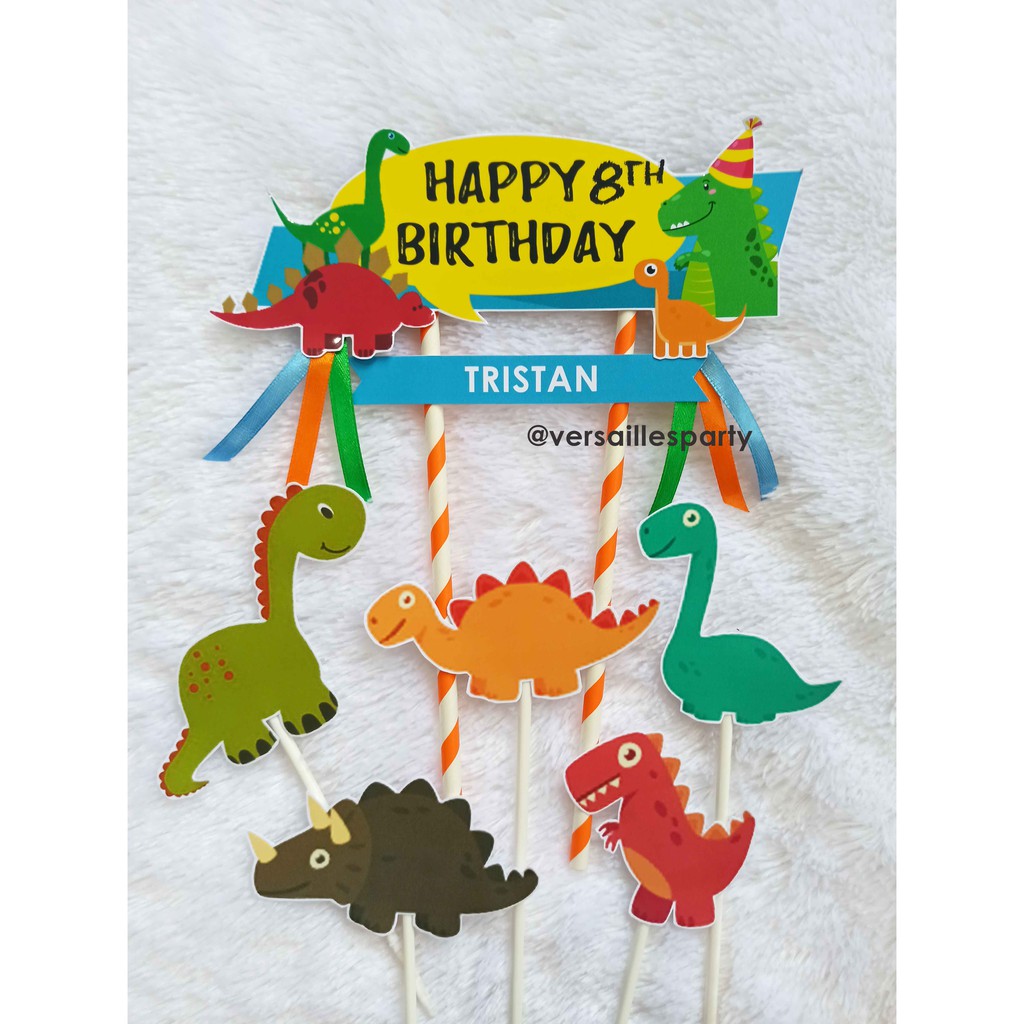 CaketopperDino/HiasankueLDino/TopperKueDino/TusukanKueDIno