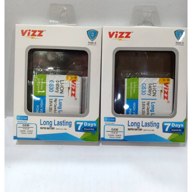 Baterai / Batrai / Batrei / Battery Vizz Samsung Grand Prime G530 J5 J3 J2 Prime Double Power