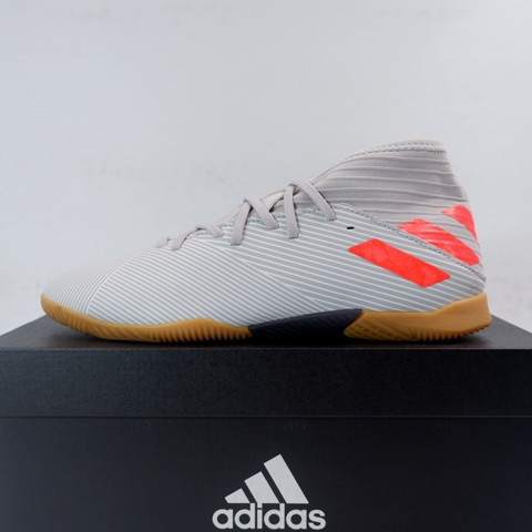 Sepatu Futsal Anak Adidas Nemeziz 19.3 IN JR Grey Two EF8304 Original BNIB