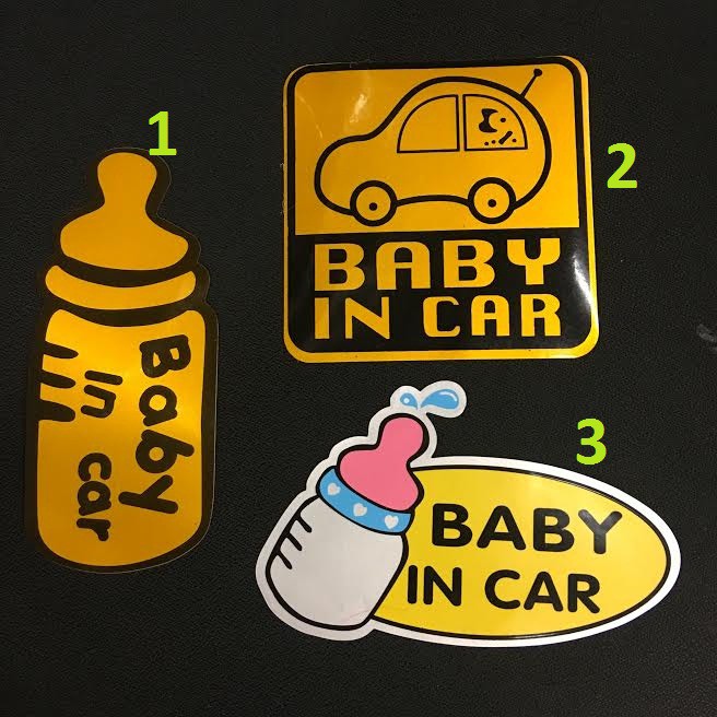 Stiker/Sticker Mobil Baby In Car