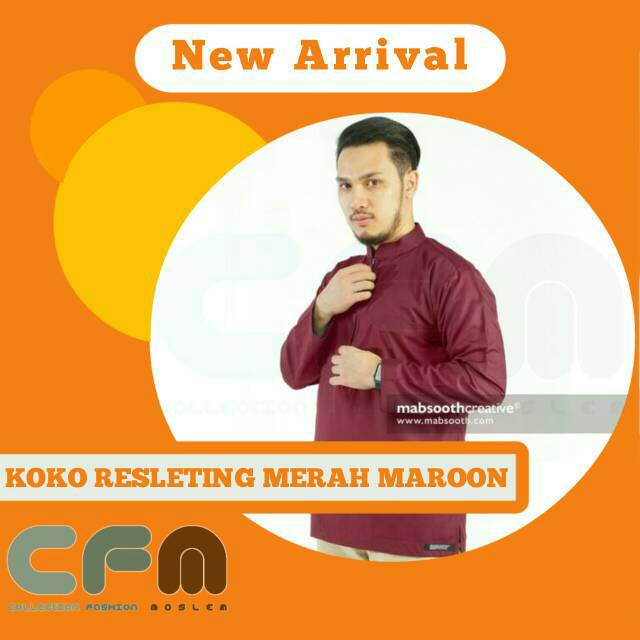 KOKO HAIBAH MERAH MAROON
