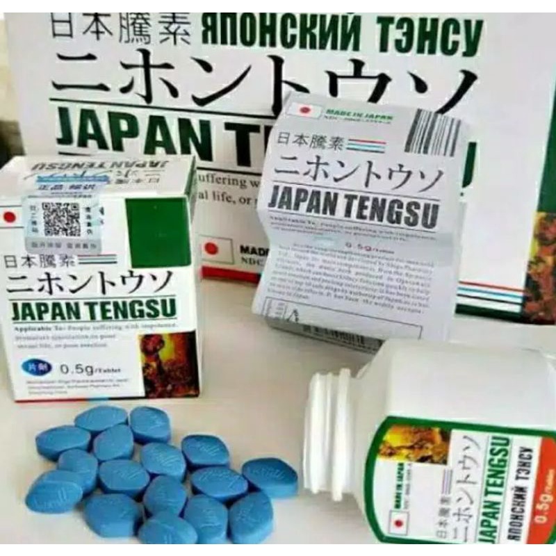 JAPAN TENGSU ORIGINAL OBAT KUAT PRIA PERKASA PIL BIRU TAHAN LAMA