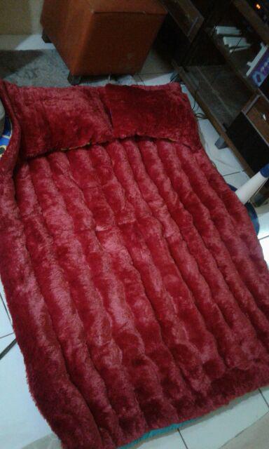 Kasur Menul 2 Bantal Super Lembut