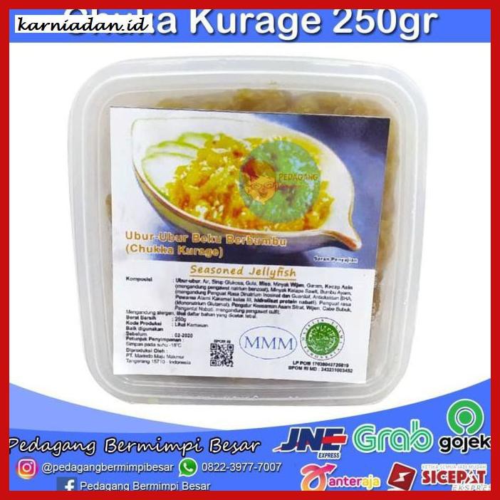 

gnidderdsaus- chuka kurage share size 250gr | salad ubur-ubur | salad jellyfish -asliiiiii.
