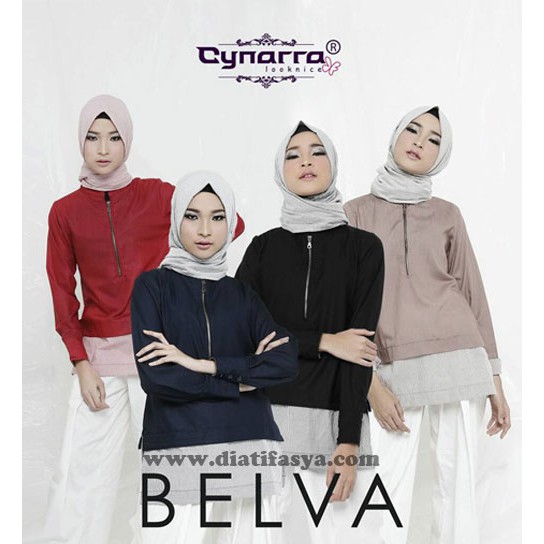 Setelan Blouse Kulot  Pashmina Untuk Wanita Hijab Belva 