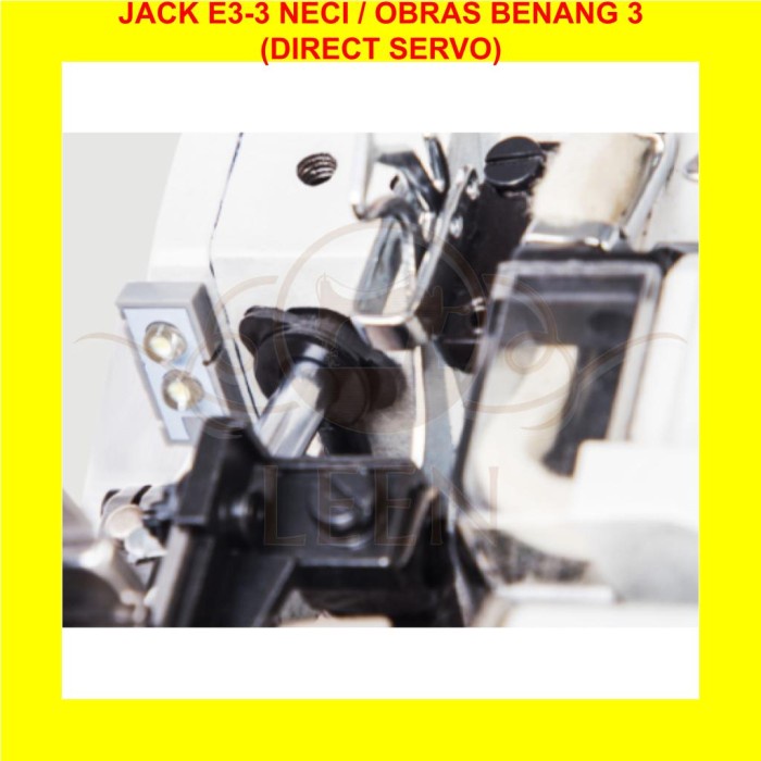 Mesin Neci Direct Servo Jack E3-3 E 3 Jahit Obras Benang 3 LEEN