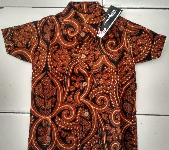 Kemeja Hem Batik Anak Size 0 (0,5 Bulan - 1.5th)