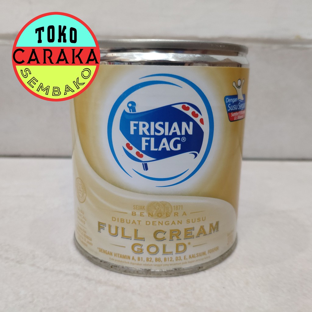 

Frisian Flag Susu Bendera Kental Manis Full Cream Gold Kaleng 370g - SKM