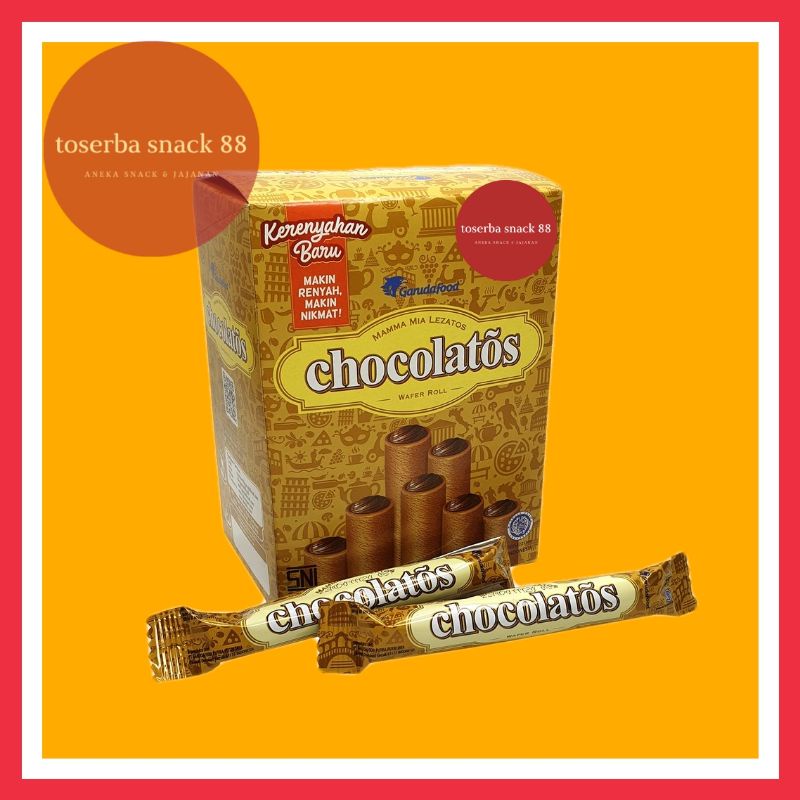 

CHOCOLATOS/Wafer Roll Chocolate (8,5 gram × 24 pcs)