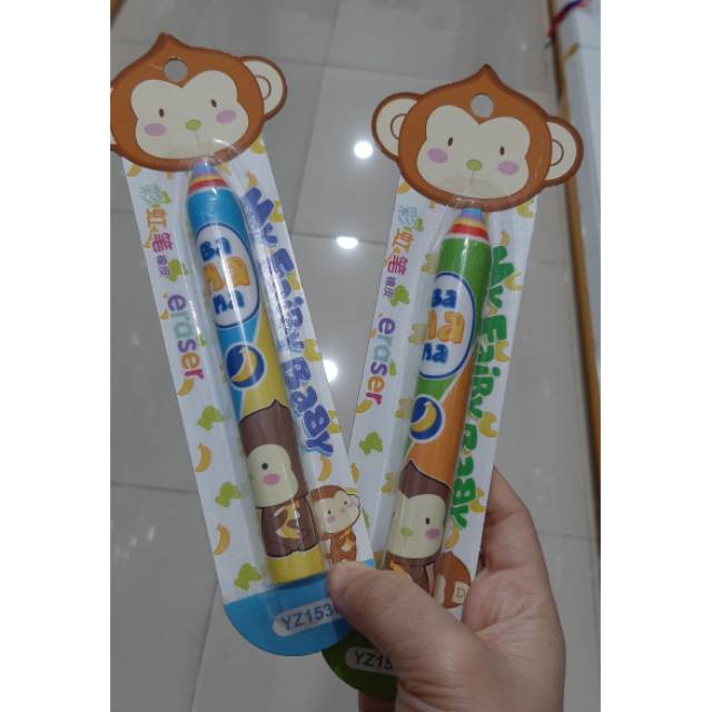 

Penghapus Pensil Unik Lucu / Eraser bentuk pensil