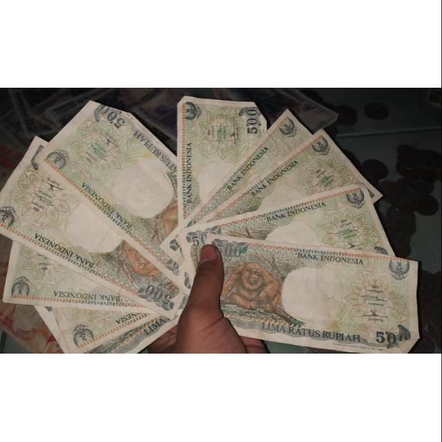Uang kuno 500 rupiah gambar monyet