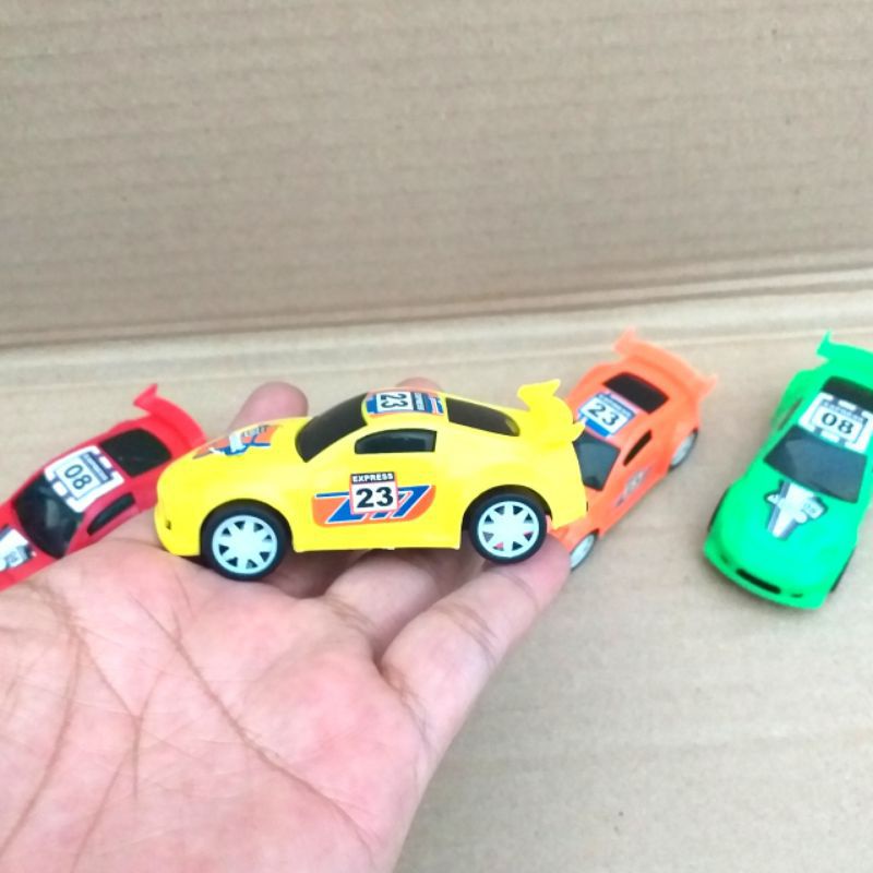 Mainan Anak Mobil set Sedan Balap Nascar Pullback Isi 4pcs