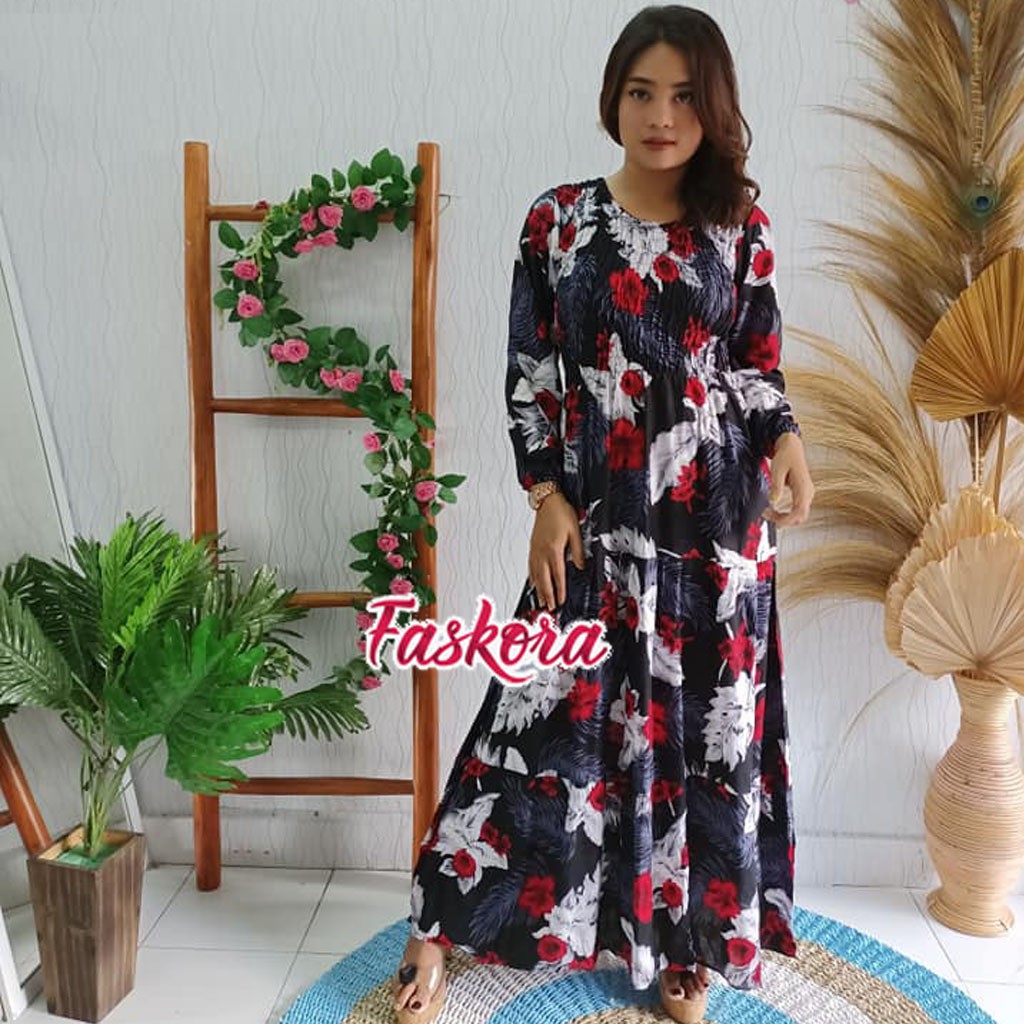 Gamis Terbaru2021 Lebaran Wanita Remaja Kekinian / Dress Jumbo Muslim Jepun / Gamis Kekinian Jumbo