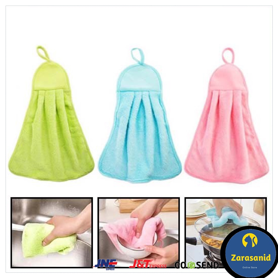 Kain Lap Tangan Polos Hand Towel Warna Handuk Gantung Serbaguna