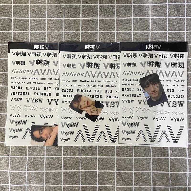 [READY STOCK] WAYV - TATTOO STICKER 2019 HENDERY XIAOJUN WINWIN