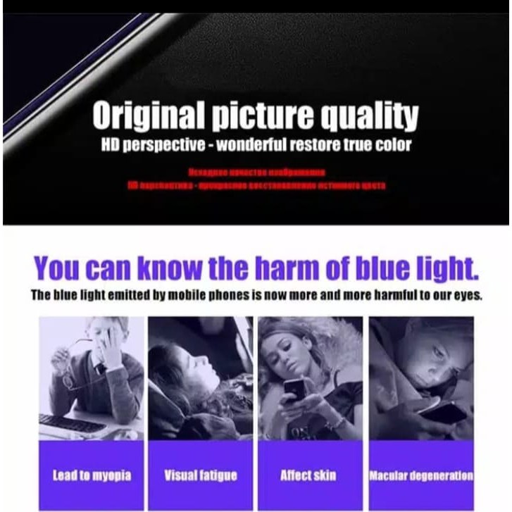 Samsung A23 Tempered Glass Blue Light Anti Radiasi