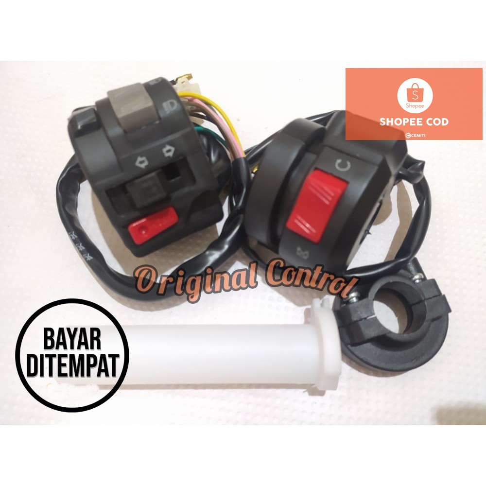 Saklar set kanan kiri RX king new BONUS Slongsong gas RX king