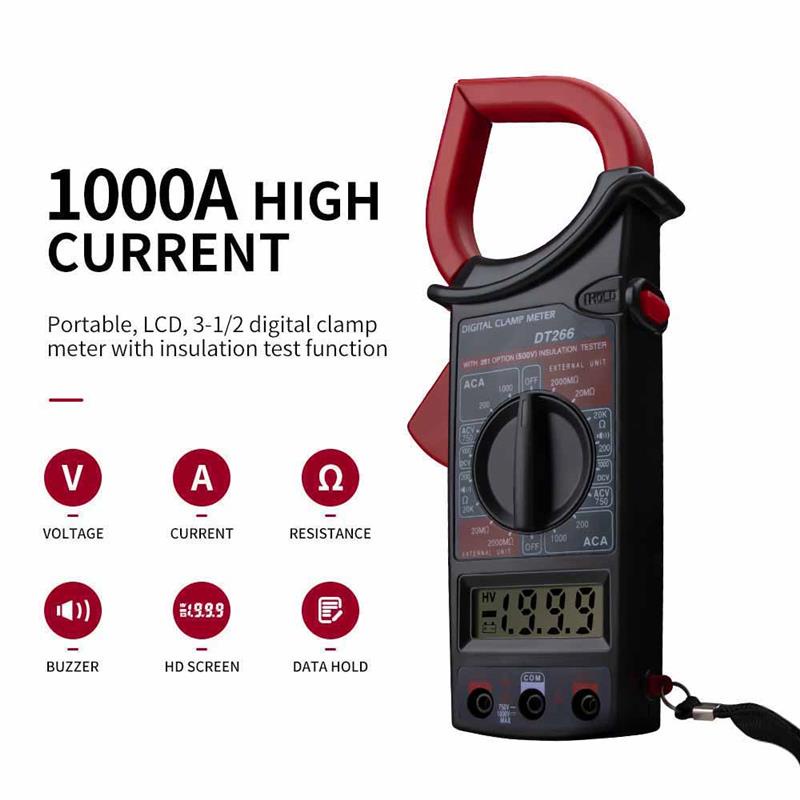 Digital DT266 / Digital Clamp Multimeter - Digital Multimeter