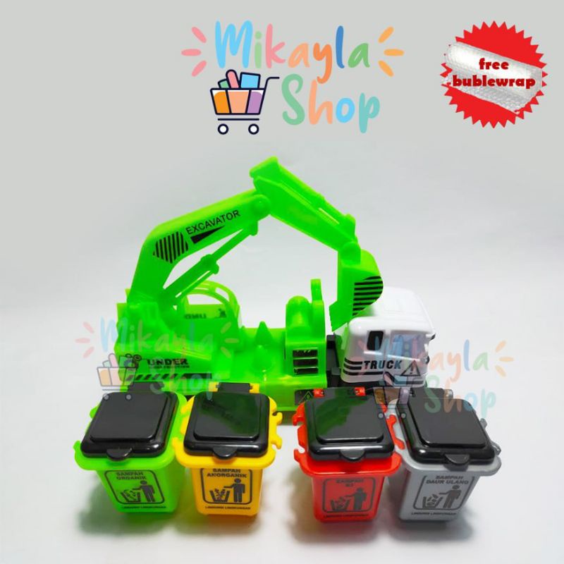 Mainan Anak Truk Sampah mini