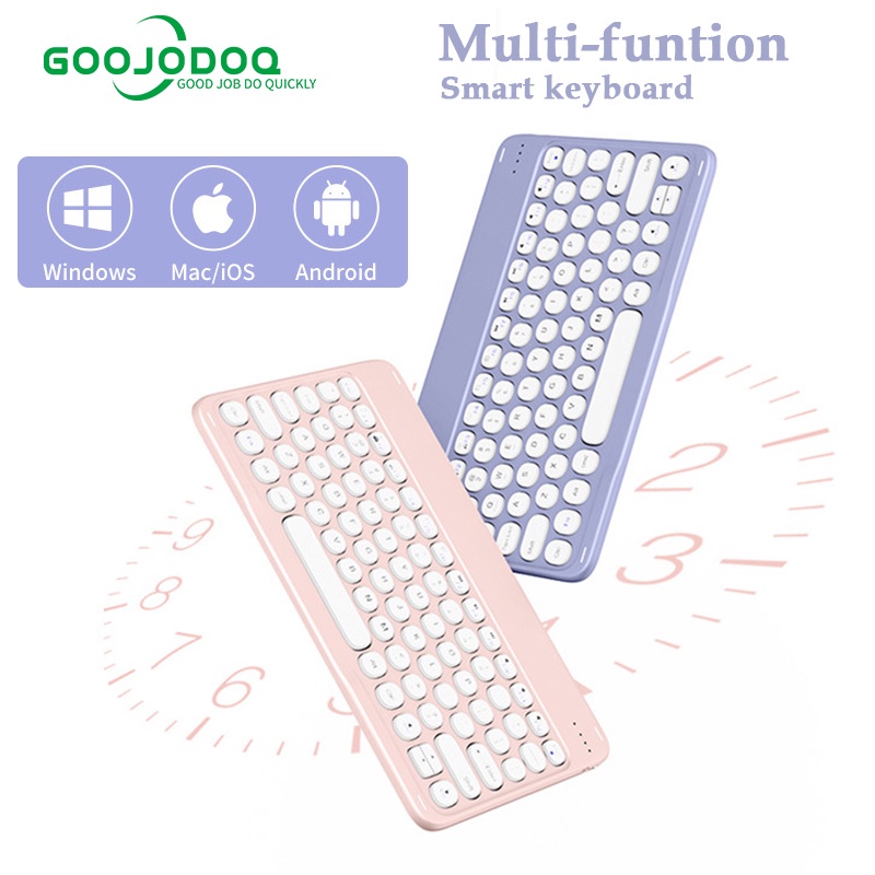 Goojodoq Wireless Keyboard Tablet Bluetooth keyboard For Android For IOS For Windows